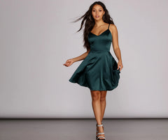 Emme Satin Party Dress