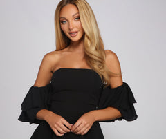 Ravishing Ruffles A-Line Mini Dress