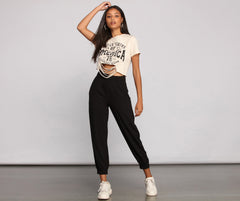Casual-Chic Trouser Joggers