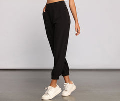 Casual-Chic Trouser Joggers