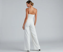 Fresh 'Fit Lattice Front Jumpsuit