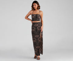 Bohemian Chic Maxi Skirt
