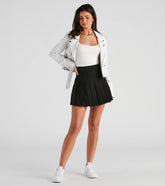 Cheer Spirit Ponte Pleated Skirt