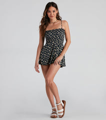 Sweet Vibes Ditsy Floral Romper