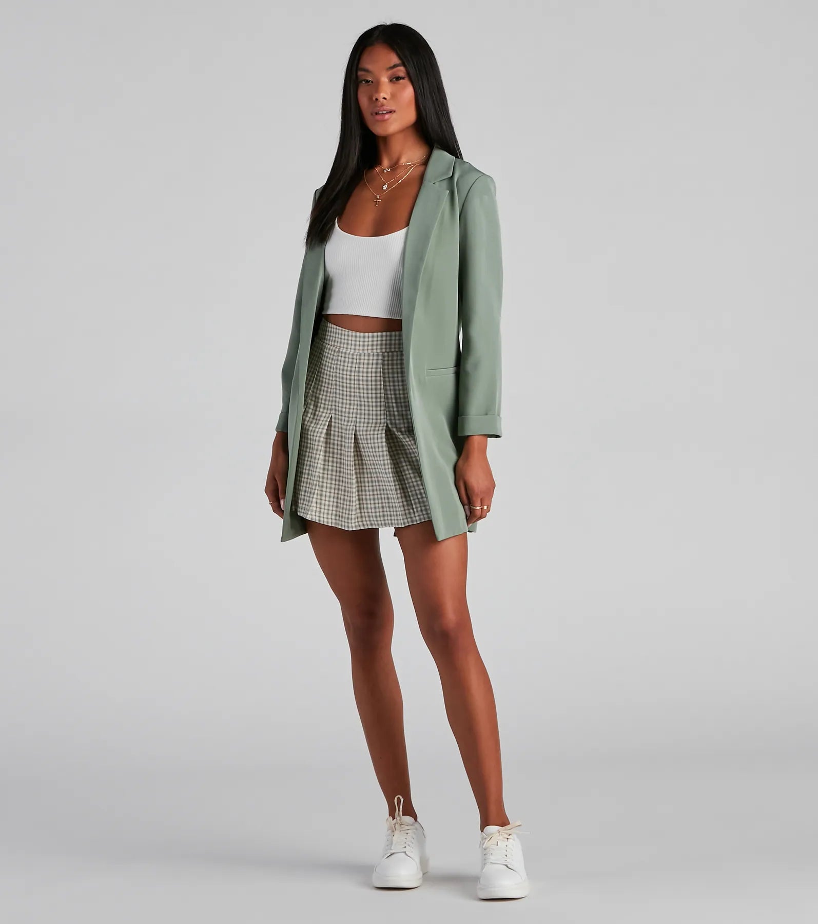 Totally Fab Plaid Skort