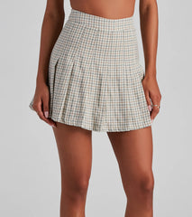 Totally Fab Plaid Skort