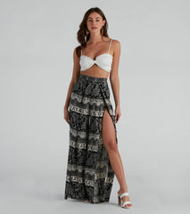 Effortless Boho Flair Tulip Pants