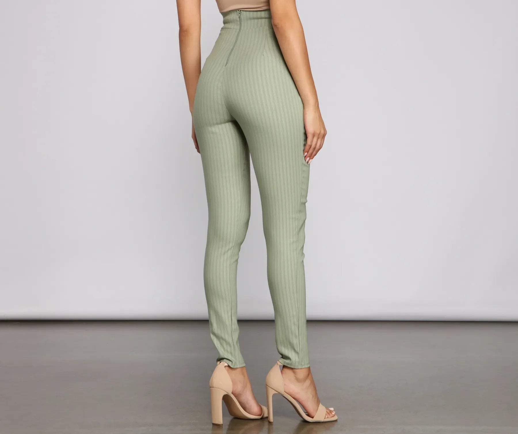 Stylishly Striped Tie-Waist Pants