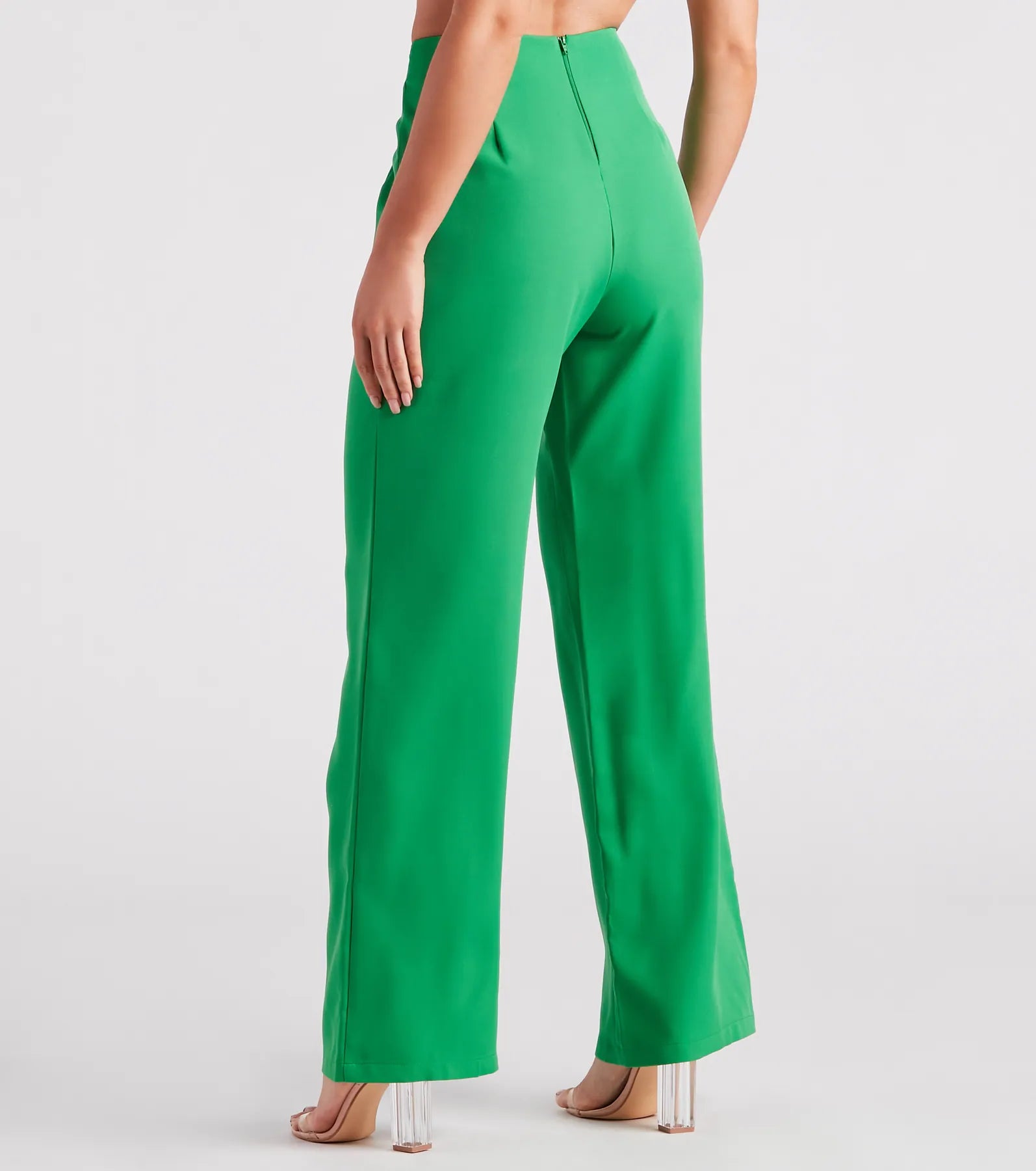 She Means Business Wide-Leg Pants