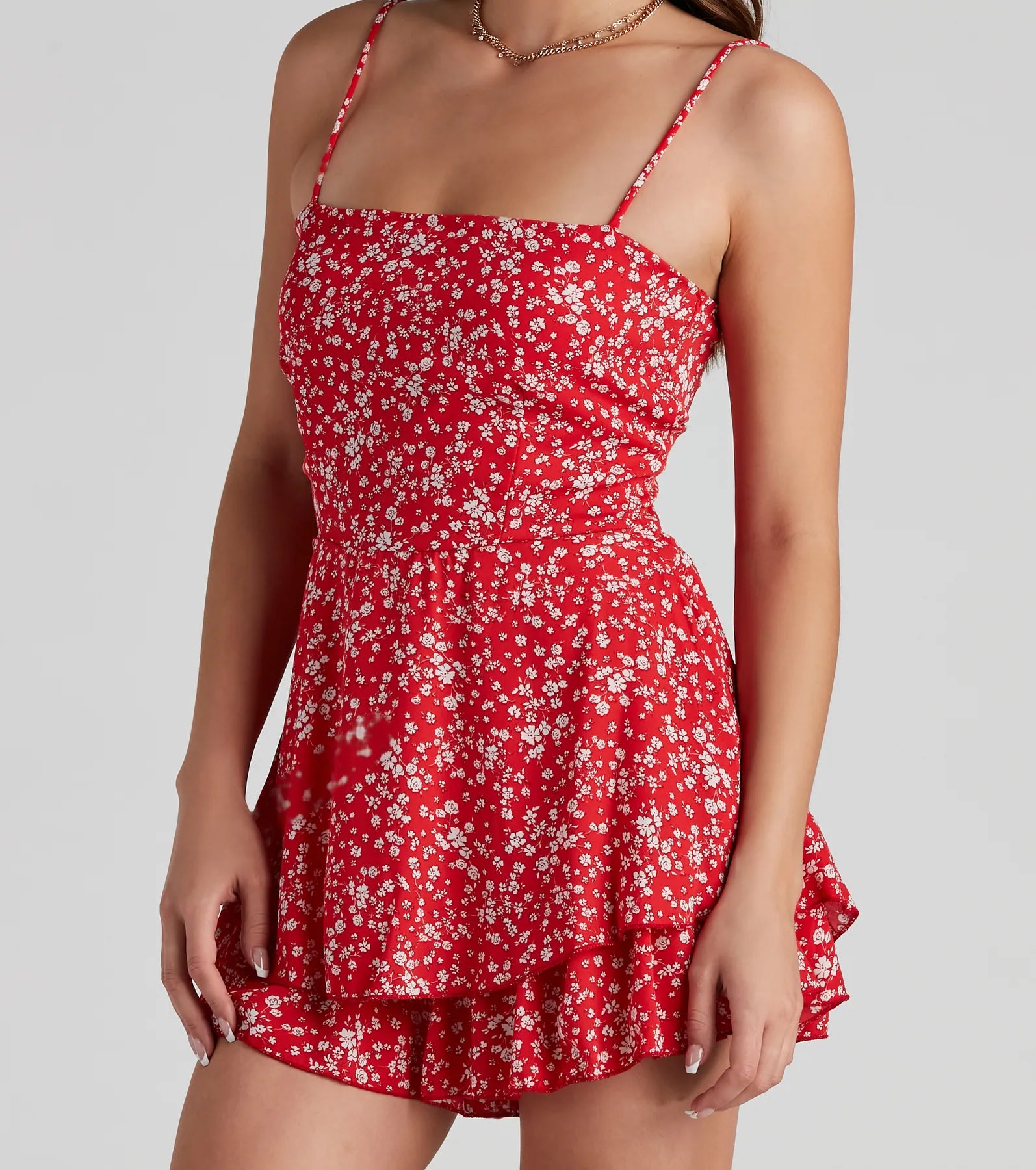 Sweet Beauty Ditsy Floral Romper