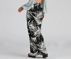Hit The Tropics High Slit Maxi Skirt