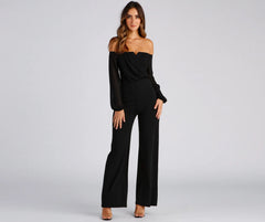 Mesmerizing Off-The-Shoulder Jumpsuit