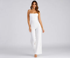 Sleek And Stylish Crepe Jumpsuit