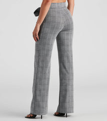 Perfect 'Fit Plaid Trouser Pants