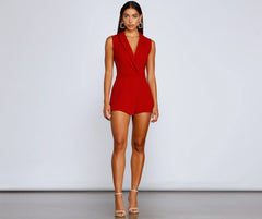 Elevated Chic Blazer Romper